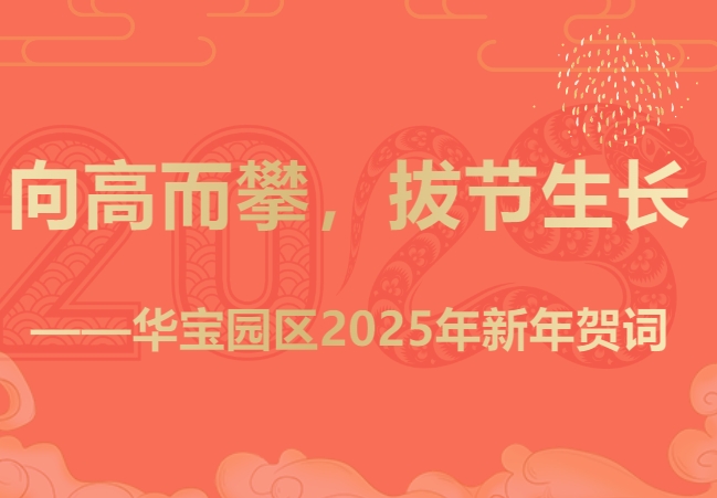 向高而攀，拔节生长——华宝园区2025年新年贺词